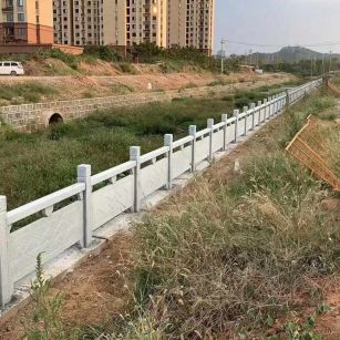 乌鲁木齐 白麻河道栏杆效果展示图