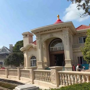 乌鲁木齐 黄金麻花岗岩欧式别墅