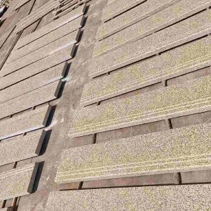 乌鲁木齐 黄金麻花岗岩光面楼梯踏步