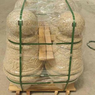 乌鲁木齐 黄金麻异形定制雕花——棒棒糖挡车柱