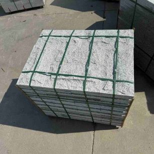 乌鲁木齐 白麻花岗岩石材自然面蘑菇石成品