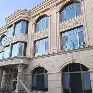 乌鲁木齐 黄金麻花岗岩别墅外墙干挂