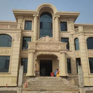 乌鲁木齐 黄金麻花岗岩别墅外墙干挂