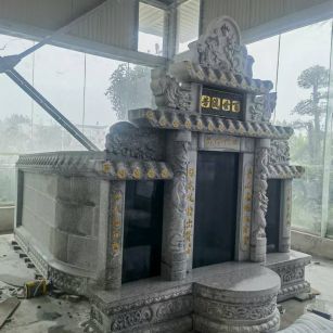 乌鲁木齐 芝麻白墓碑效果展示图