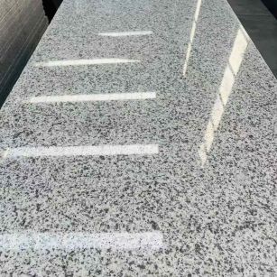 乌鲁木齐 白麻花岗岩光面毛板