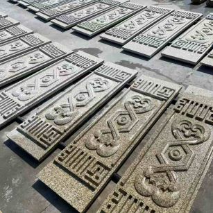 乌鲁木齐 黄金麻花岗岩外墙雕刻板