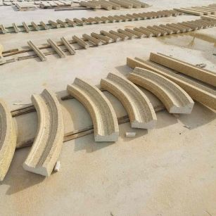 乌鲁木齐 黄金麻花岗岩别墅线条