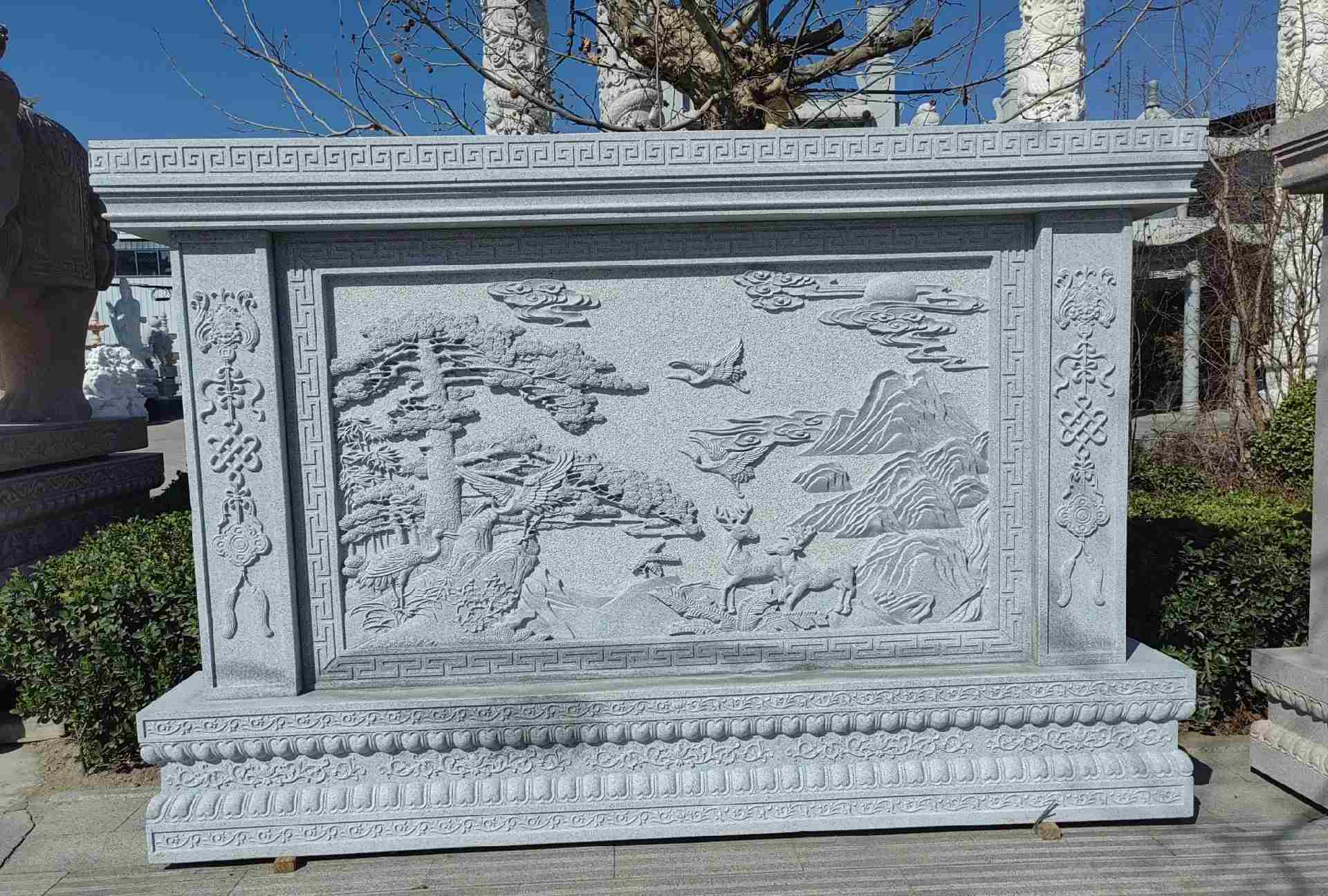 乌鲁木齐 芝麻白大型照壁，屏风，影壁