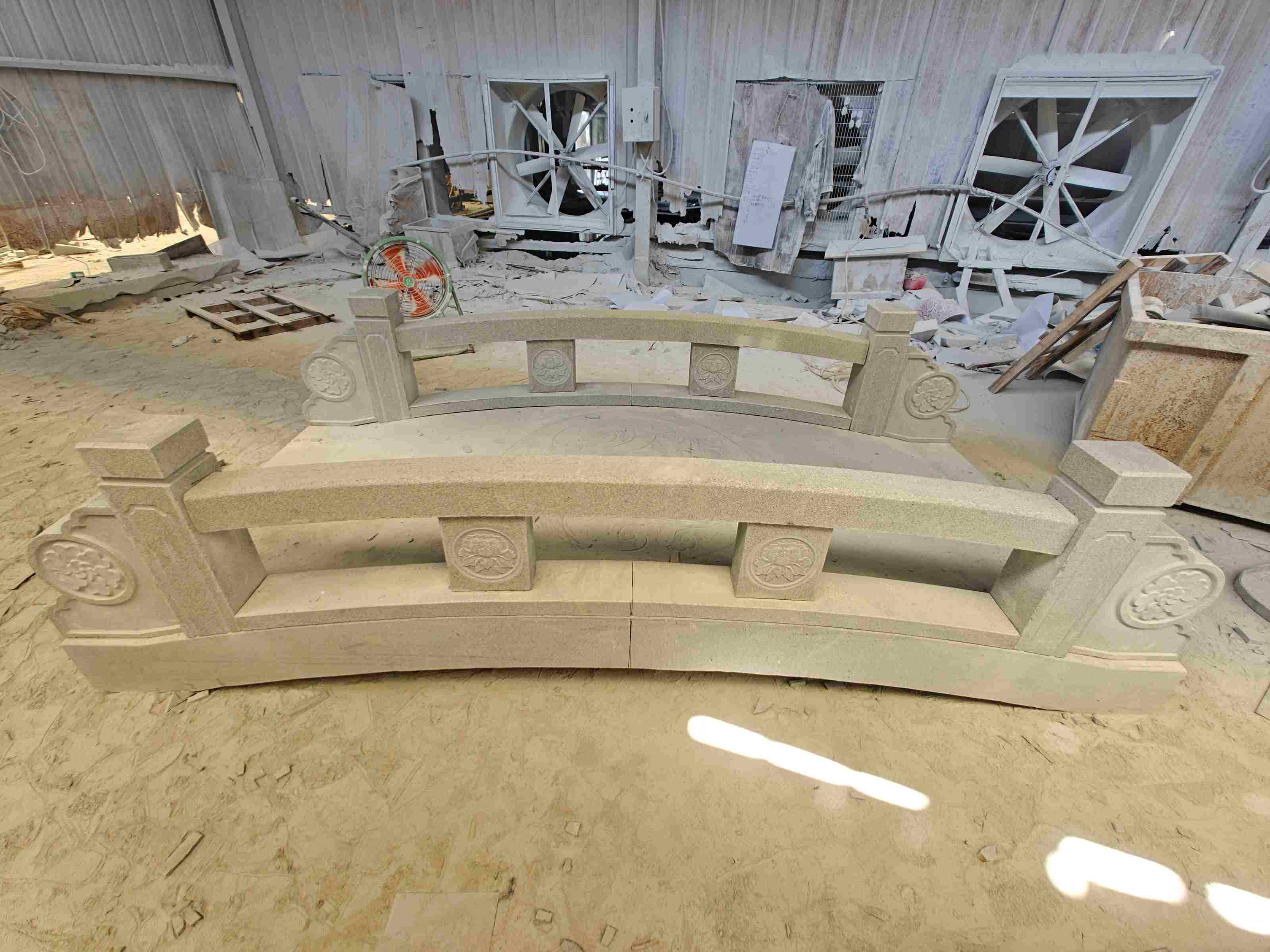 乌鲁木齐 芝麻灰花岗岩异形加工-拱桥，石桥