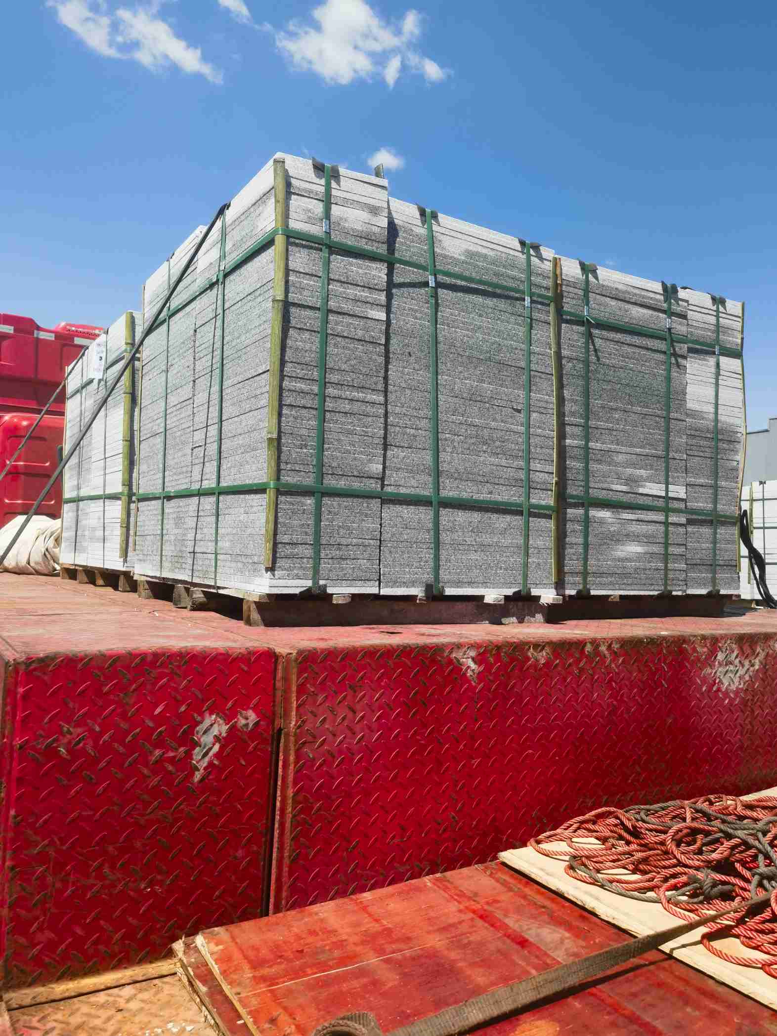 乌鲁木齐 芝麻白火烧规格板地铺石300*600/600*600