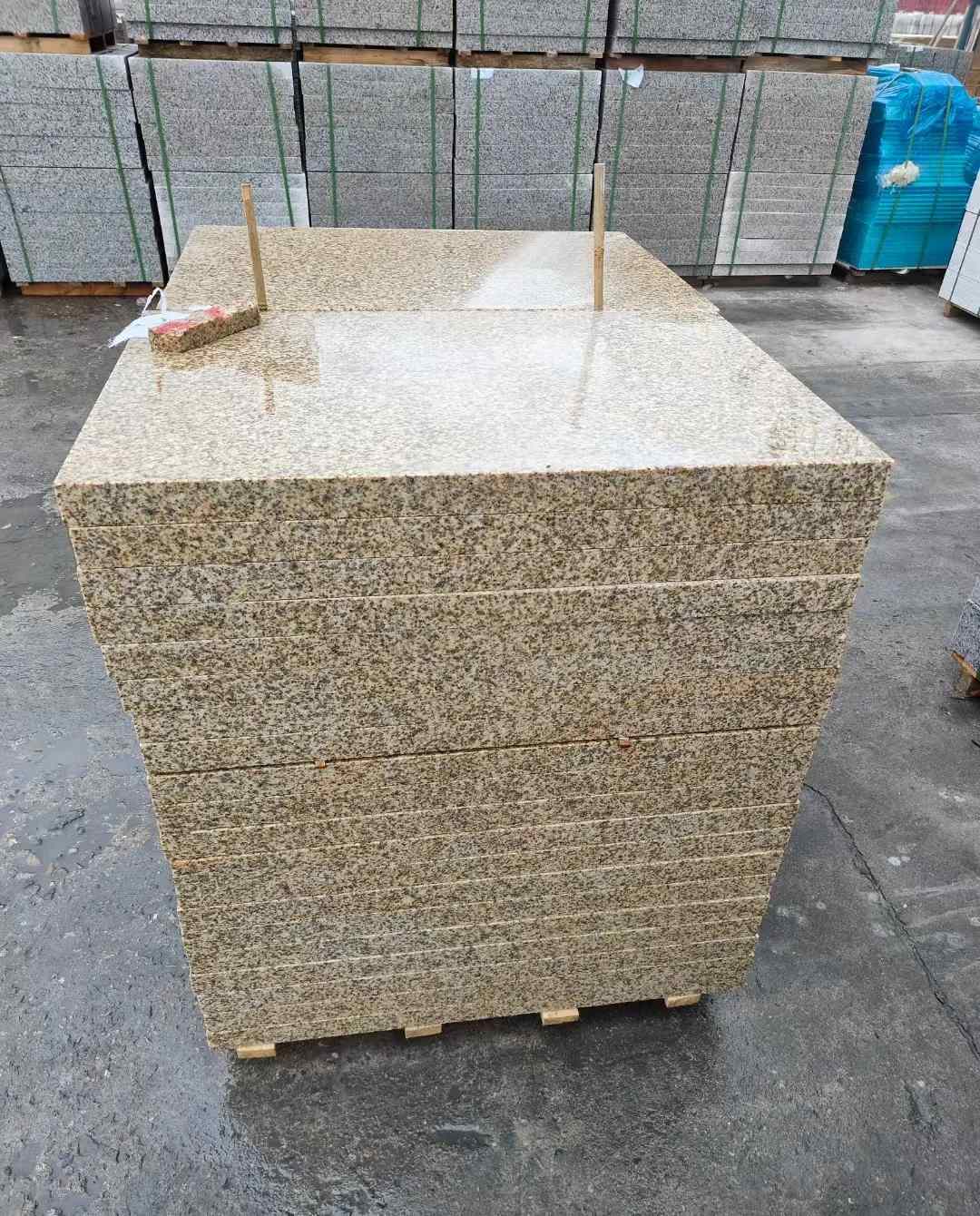 乌鲁木齐 湖北黄金麻花岗岩石材荔枝面外墙石材